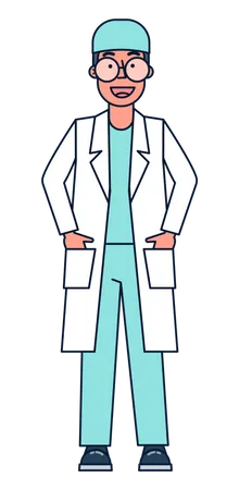 Health specialist  Illustration