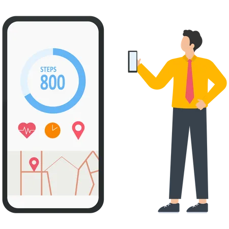 Healthcare app  Illustration