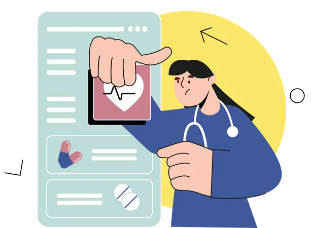 Healthcare Appointment  Illustration