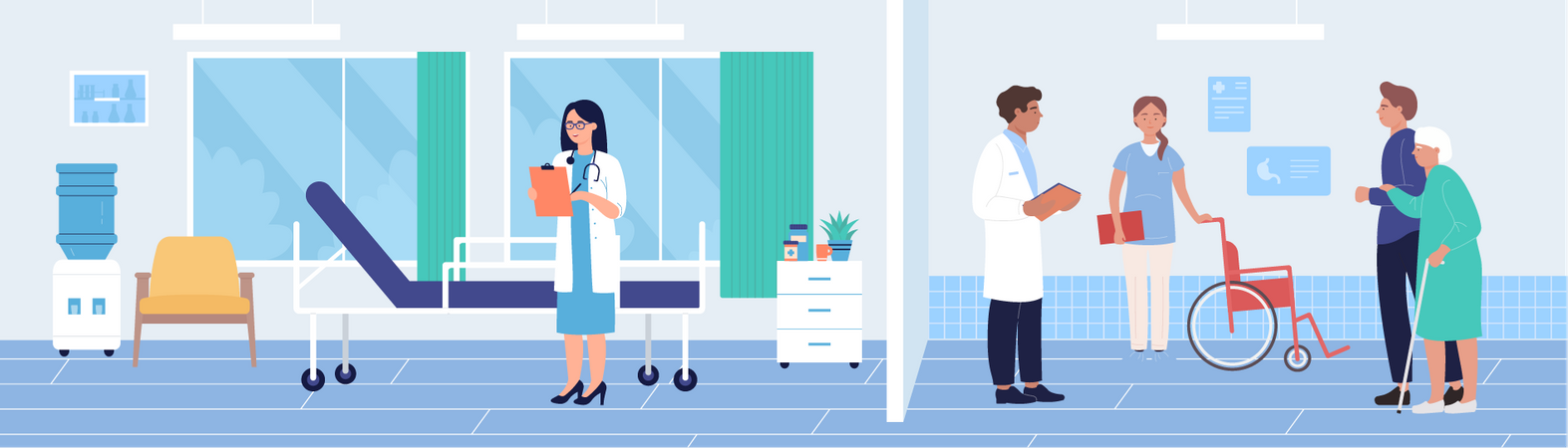 Healthcare Facility  Illustration