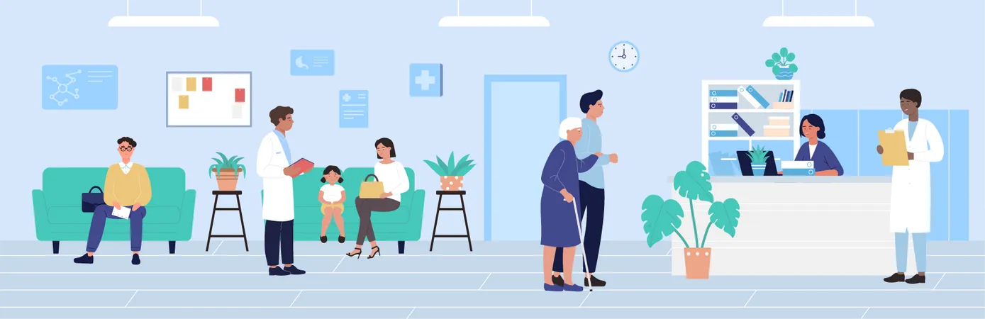 Healthcare Facility  Illustration