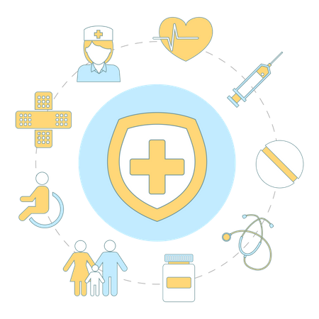 Healthcare Service  Illustration