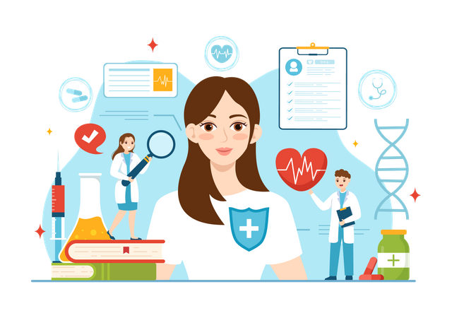 Healthcare Service  Illustration