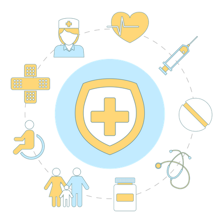 Healthcare Service  Illustration