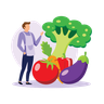 healthy diet illustrations free