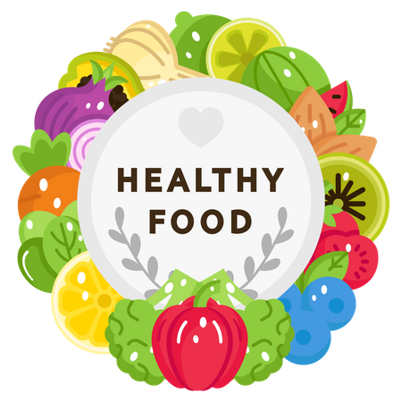 Healthy Food Illustration