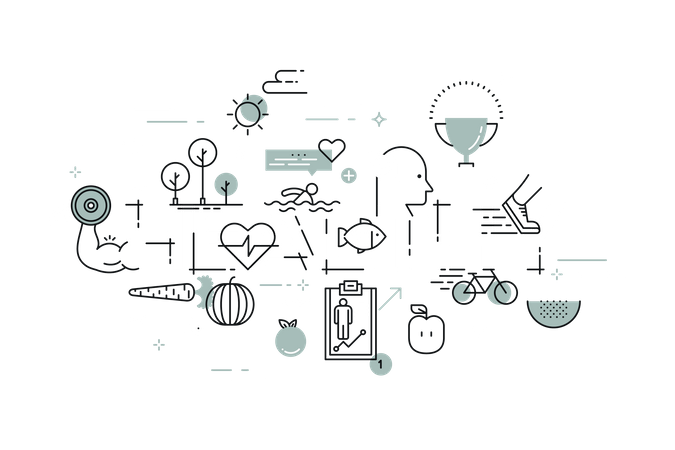 Healthy  Illustration