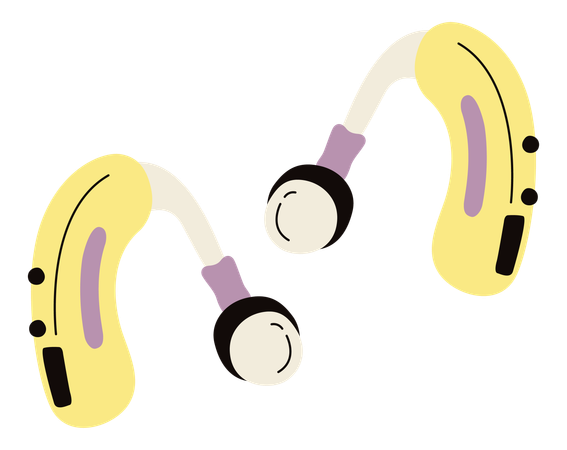 Hearing aid machine  Illustration