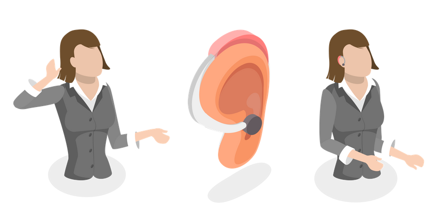 Hearing Assistance Technology  Illustration