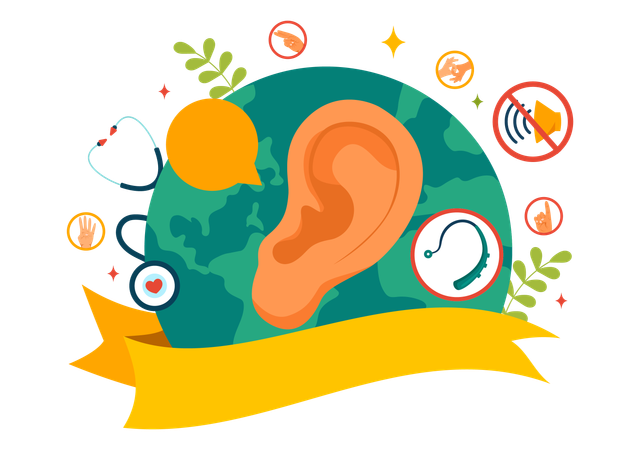 Hearing Health  Illustration