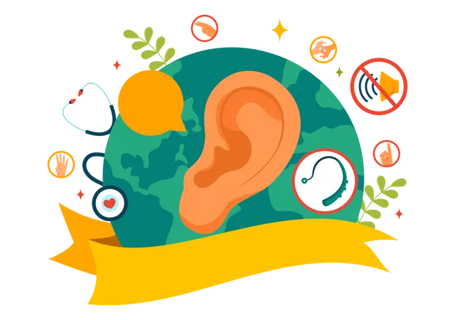 Hearing Health  Illustration