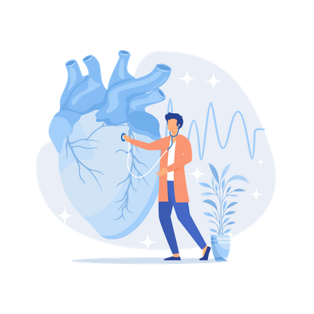 Hearing screening loss  Illustration