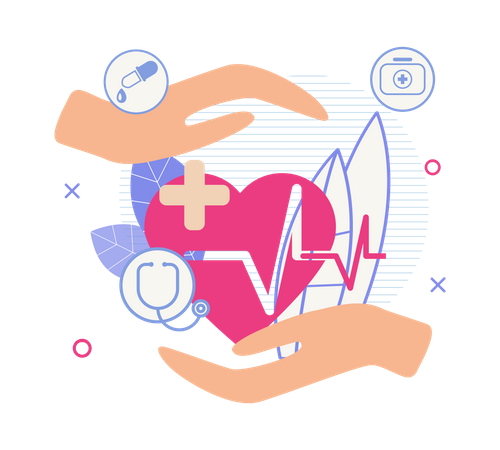 Heart Care  Illustration