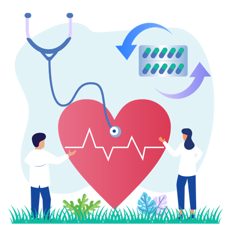 Heart Checkup  イラスト