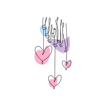 Heart Love Illustration