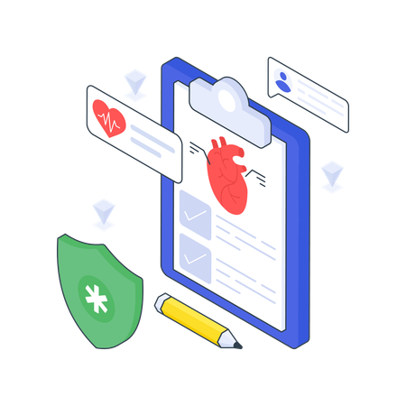 Heart Report/Cardio Report  Illustration