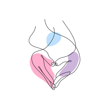 Heart Shaped  Illustration