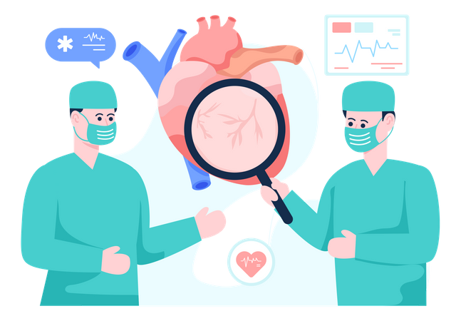 Heart Surgeons  Illustration