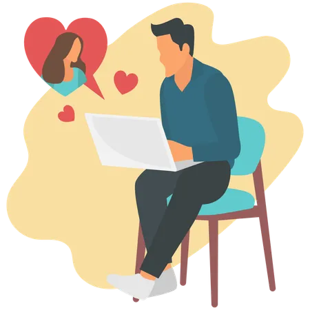 Heart to Heart communication  Illustration