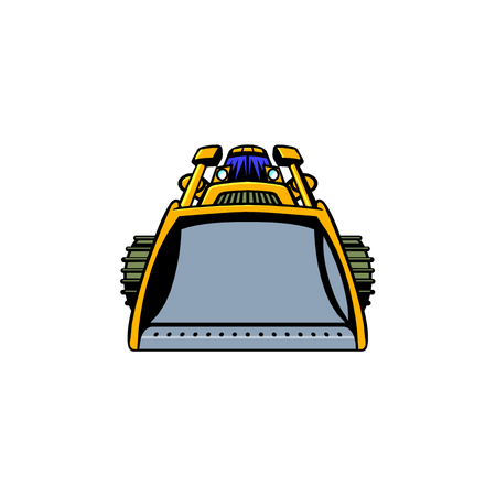 Heavy vehicle for construction and mining  Illustration