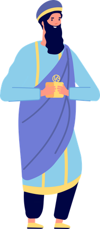 Charakter der Heiligen Bibel  Illustration