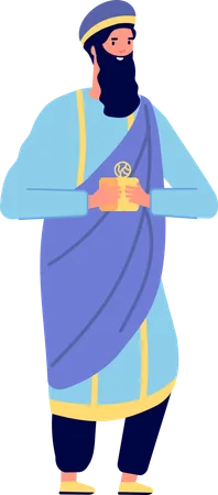 Charakter der Heiligen Bibel  Illustration