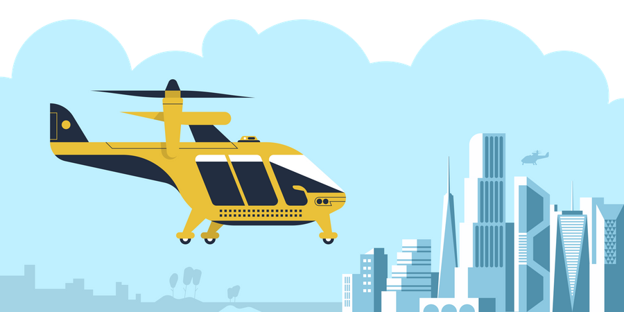Helicopter Illustration