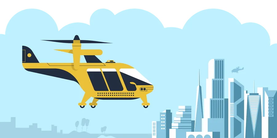 Helicóptero  Ilustração