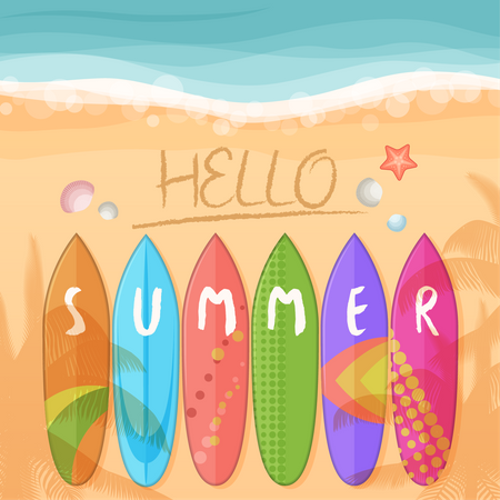Hello summer Illustration