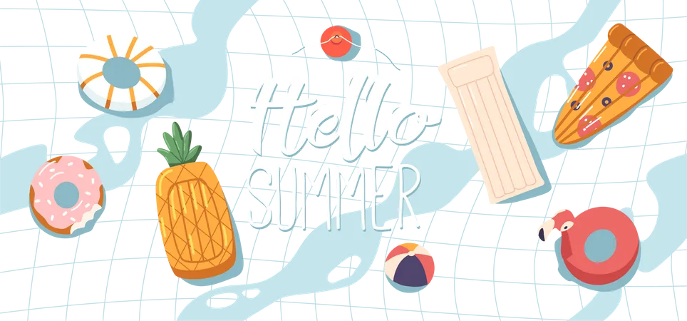 Hello Summer  Illustration