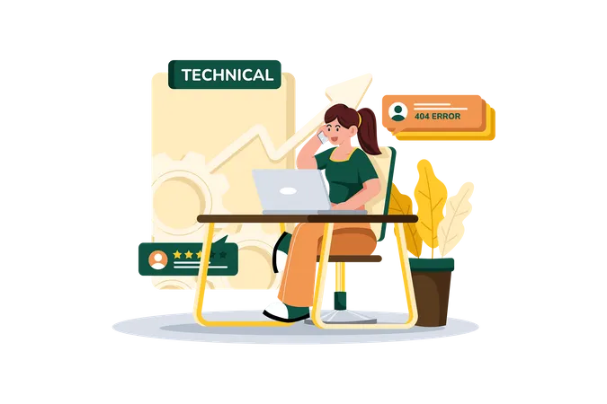 Help desk coleta feedback para melhor assistência técnica  Ilustração