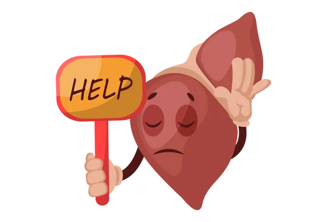 Help liver  Illustration