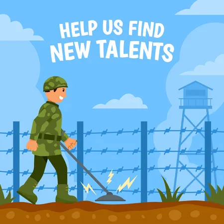 Help us find new talent  Illustration