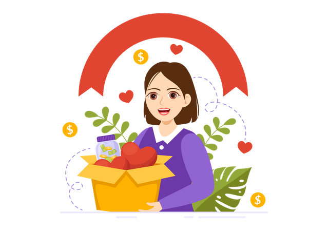 Helping Others  일러스트레이션