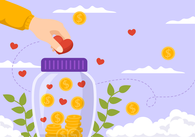 Helping Others  일러스트레이션