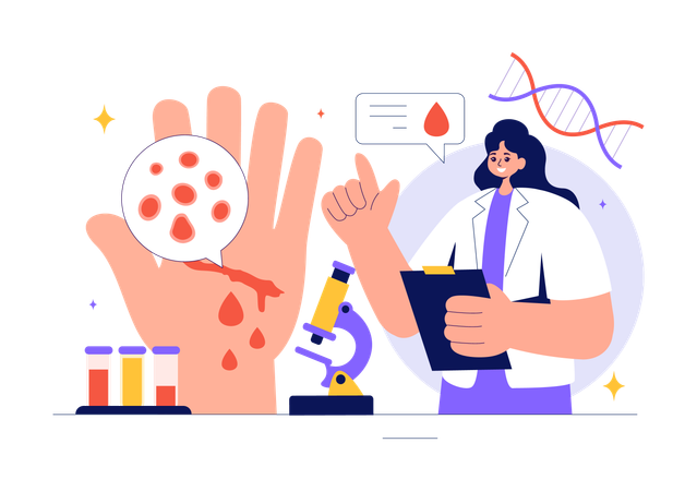 Hemophilia Day  Illustration