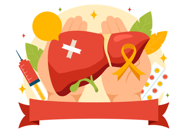 Hepatitis Education  イラスト