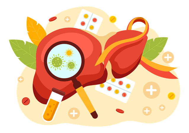 Hepatitis Testing  イラスト
