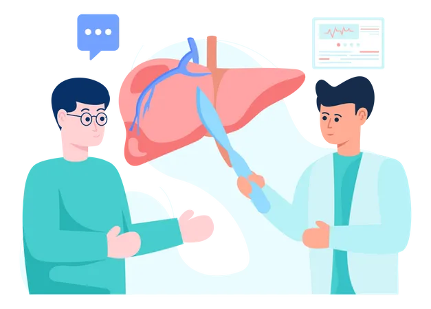 Hepatologist  Illustration