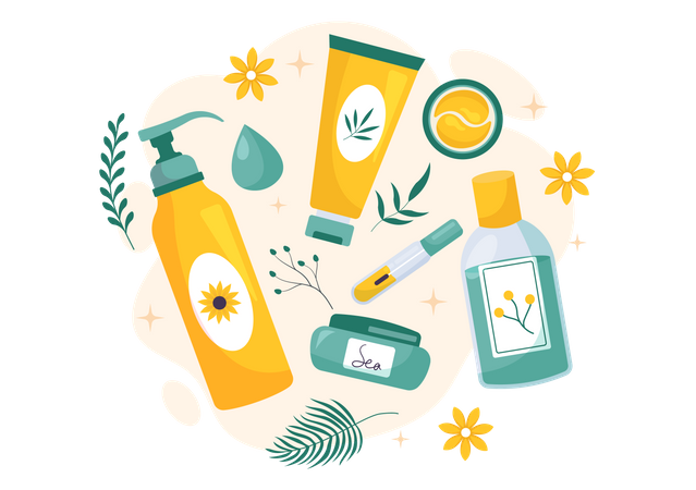 Herbal Skin Care  イラスト