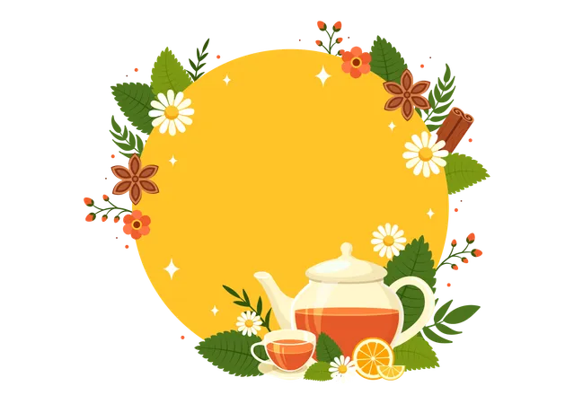 Herbal Tea  Illustration