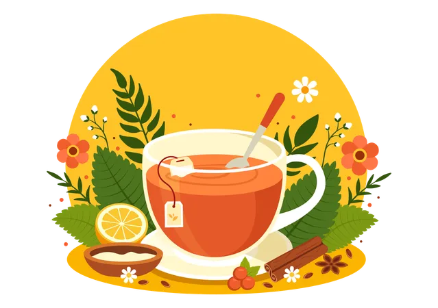 Herbal Tea  Illustration