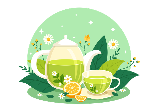 Herbal Tea  Illustration