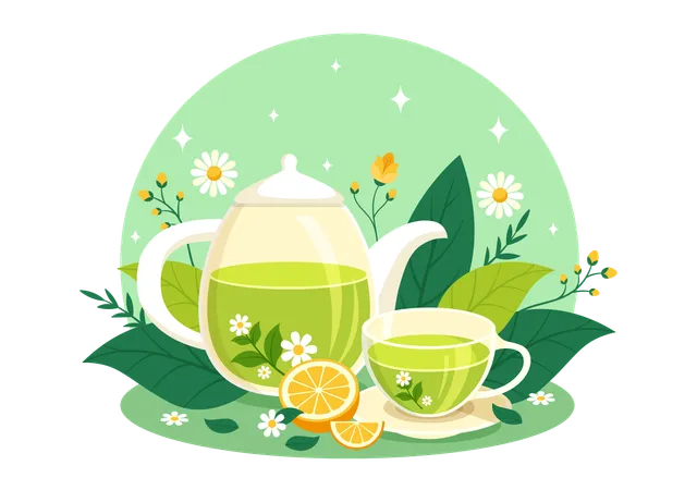 Herbal Tea  Illustration