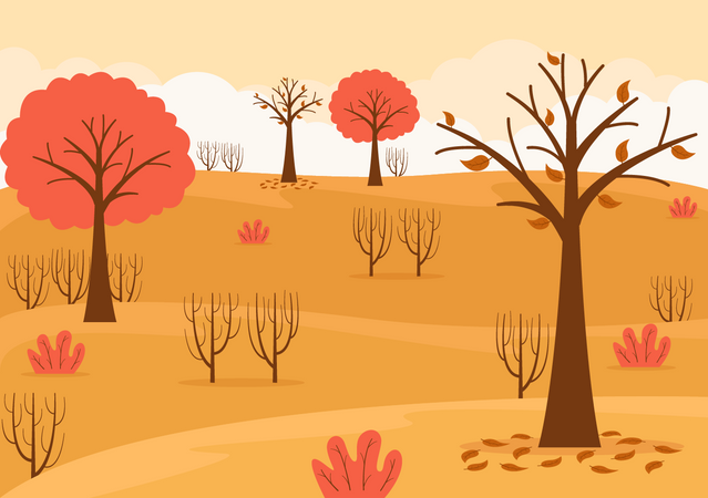 Herbstsaison  Illustration