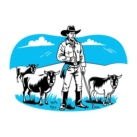 Herd Wrangler  Illustration