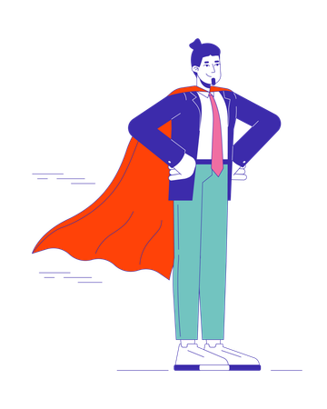 Héroe de oficina  Ilustración