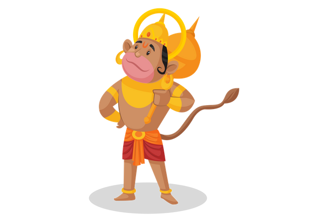 Lord Hanuman  Illustration