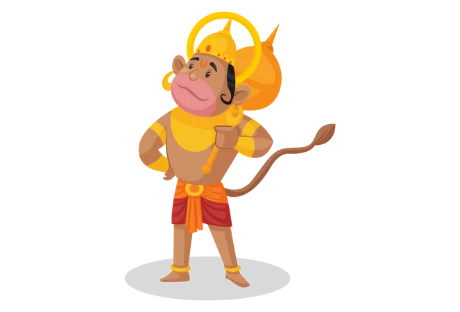 Lord Hanuman  Illustration