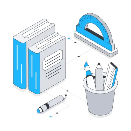 Herramientas de aprendizaje  Illustration